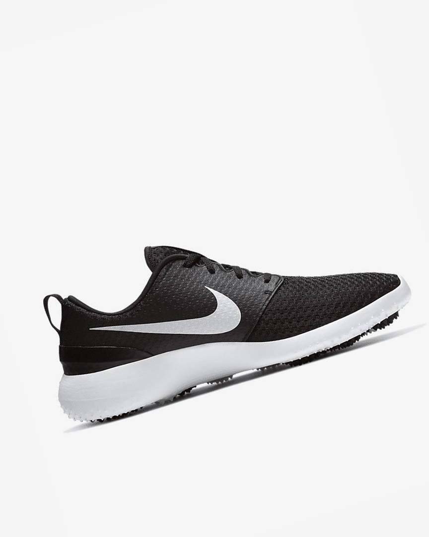 Nike Roshe G Golfsko Herre Svarte Hvite Metal Hvite | NO2956