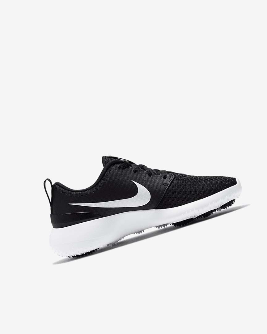 Nike Roshe G Jr. Golfsko Jente Svarte Hvite Metal Hvite | NO5174