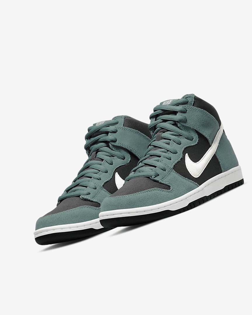 Nike SB Dunk High Pro Skatesko Dame Svarte Hvite | NO3241