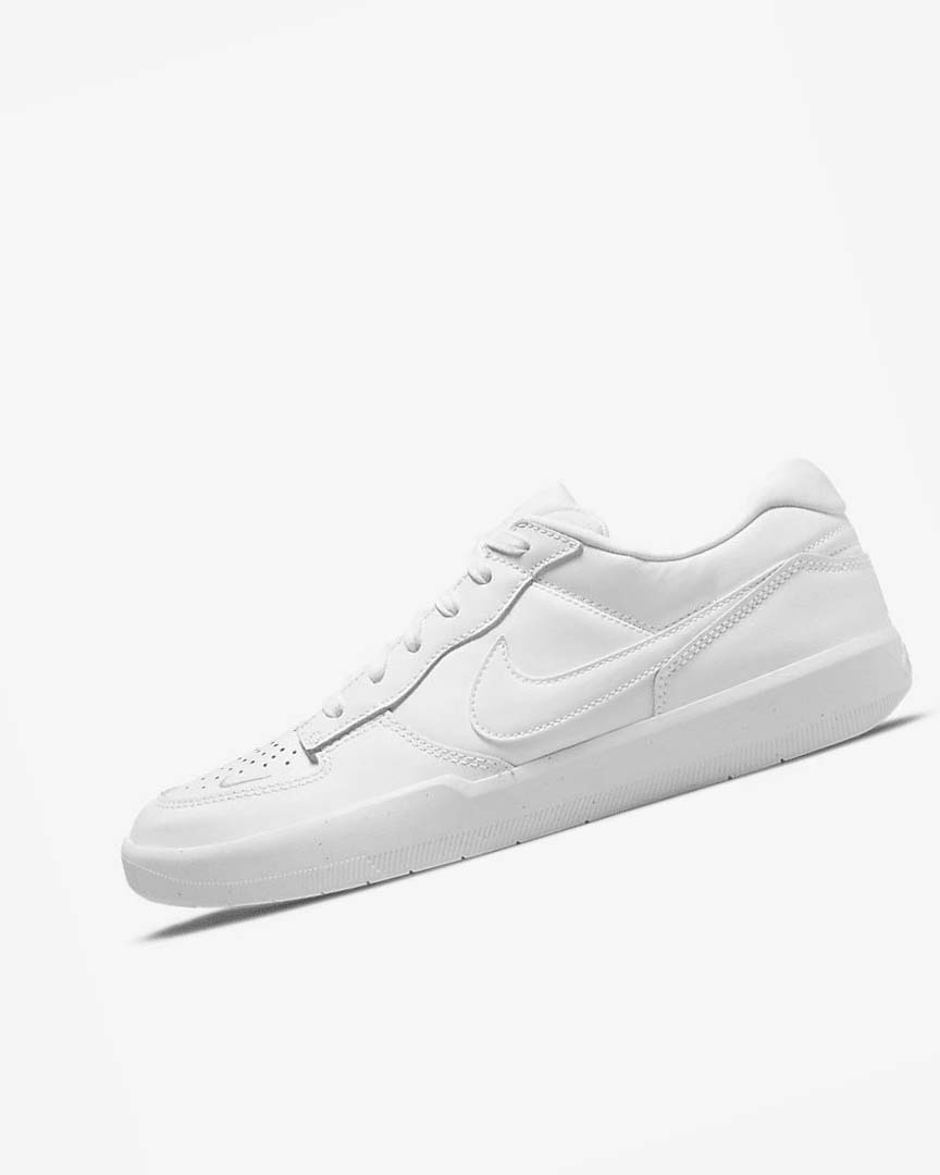 Nike SB Force 58 Premium Skatesko Herre Hvite Hvite Hvite Hvite | NO3029