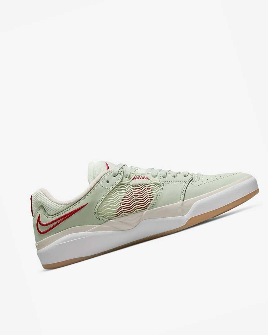 Nike SB Ishod Wair Premium Skatesko Herre Grønn Lyse Beige Rød | NO3254