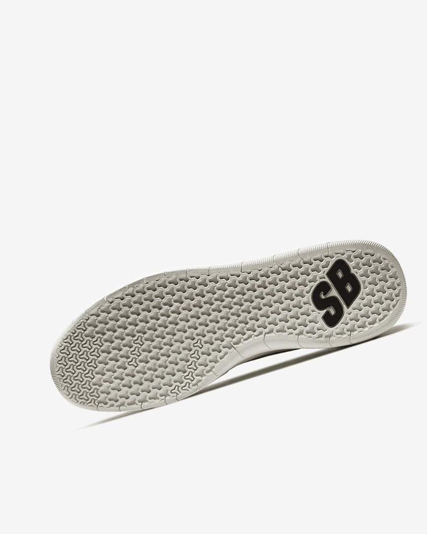 Nike SB Nyjah Free 2 Skatesko Dame Hvite Hvite Hvite Svarte | NO5503