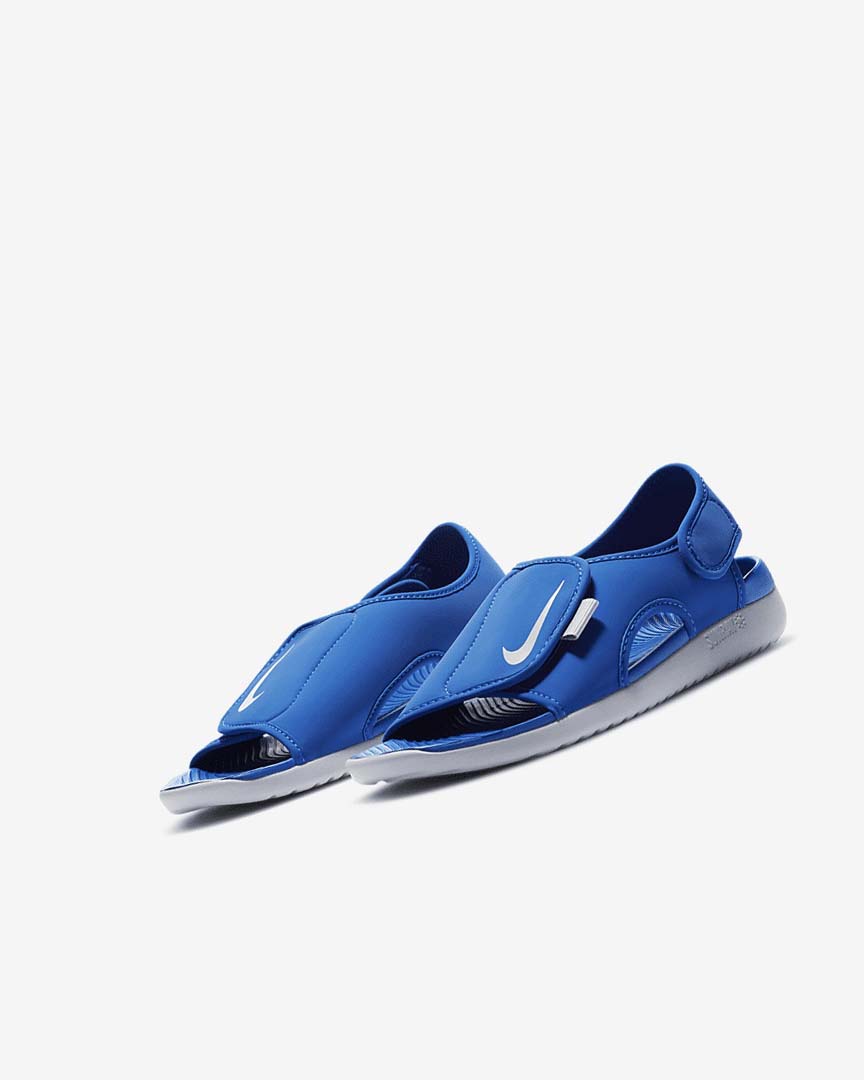 Nike Sunray Adjust 5 V2 Sandaler Jente Kongeblå Grå | NO4637