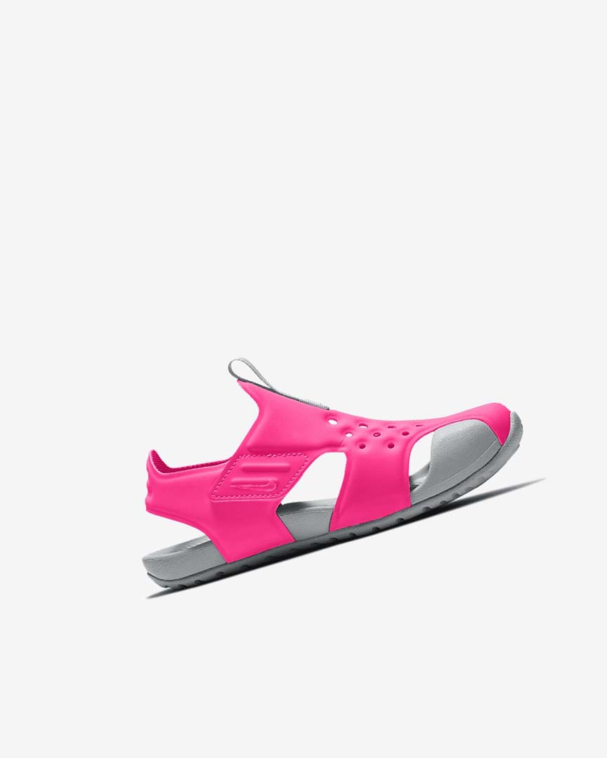 Nike Sunray Protect 2 Sandaler Jente Rosa Grå Fuchsia | NO3284