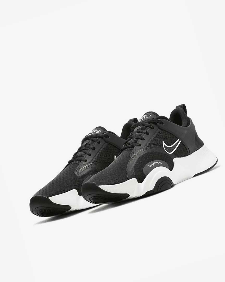 Nike SuperRep Go 2 Treningssko Herre Svarte Hvite | NO5209