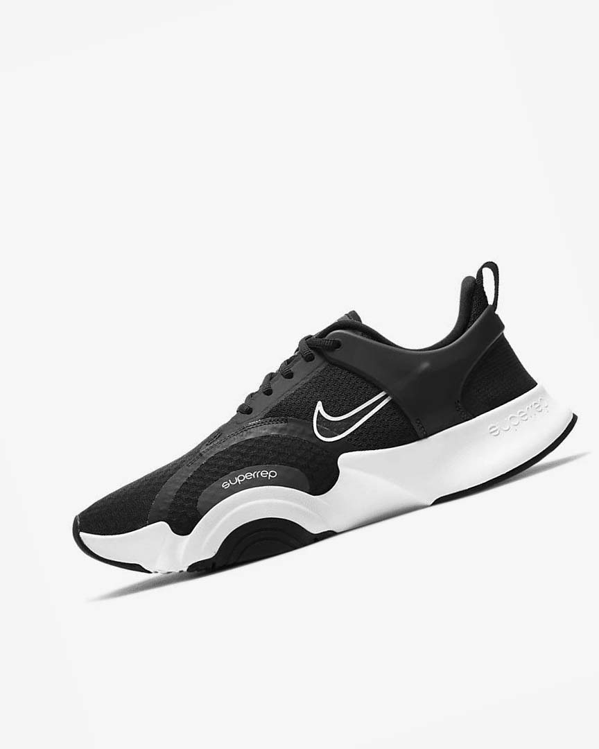 Nike SuperRep Go 2 Treningssko Herre Svarte Hvite | NO5209