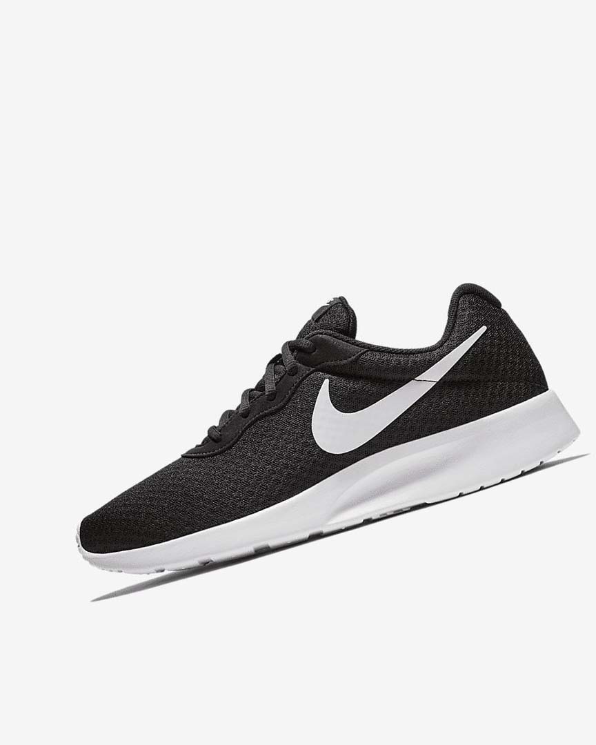 Nike Tanjun Joggesko Dame Svarte Hvite | NO2751