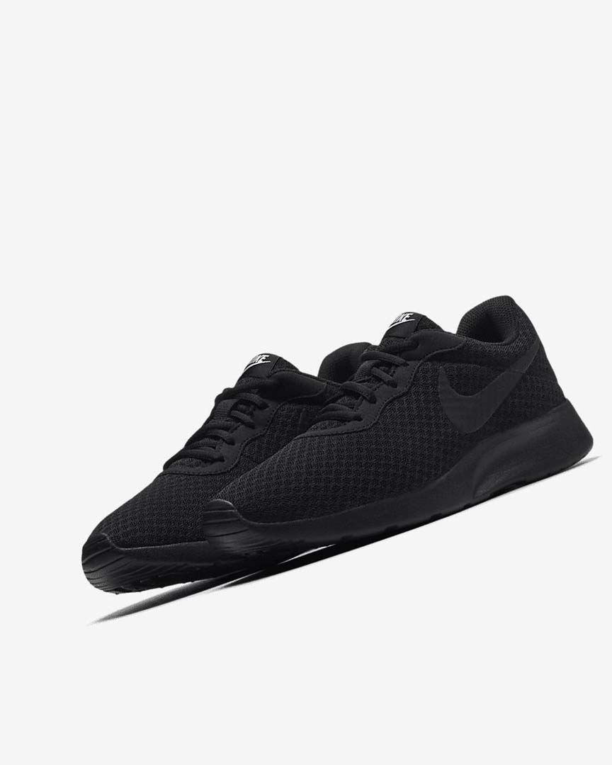 Nike Tanjun Joggesko Dame Svarte Hvite Svarte | NO2314