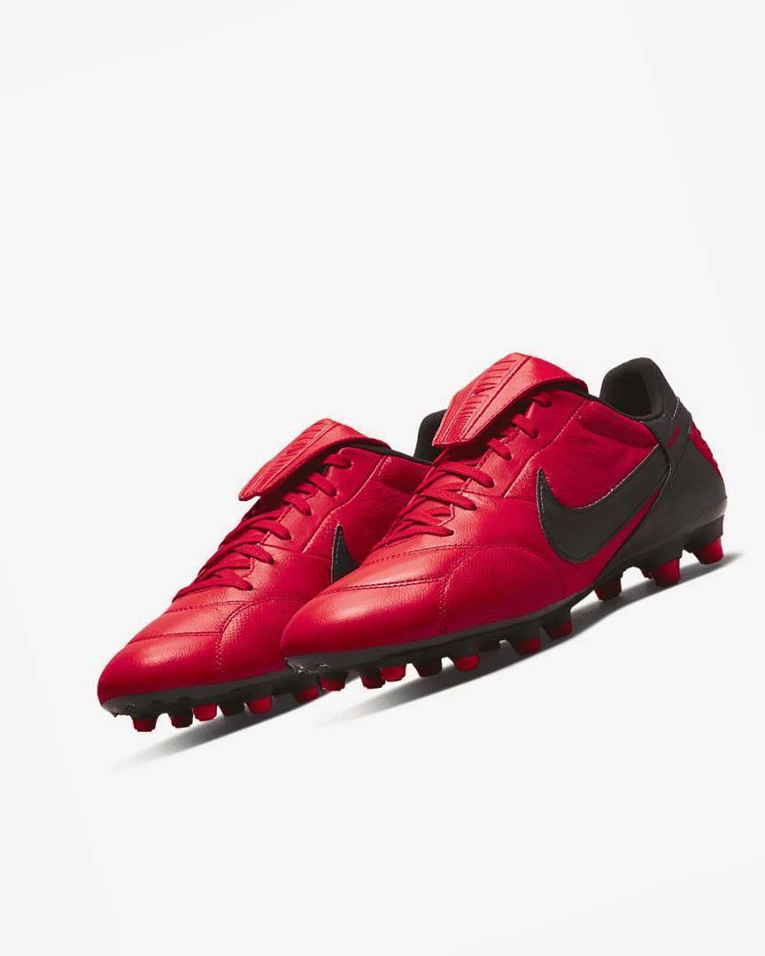 Nike The Premier 3 FG Fotballsko Herre Rød Rød Svarte | NO5554