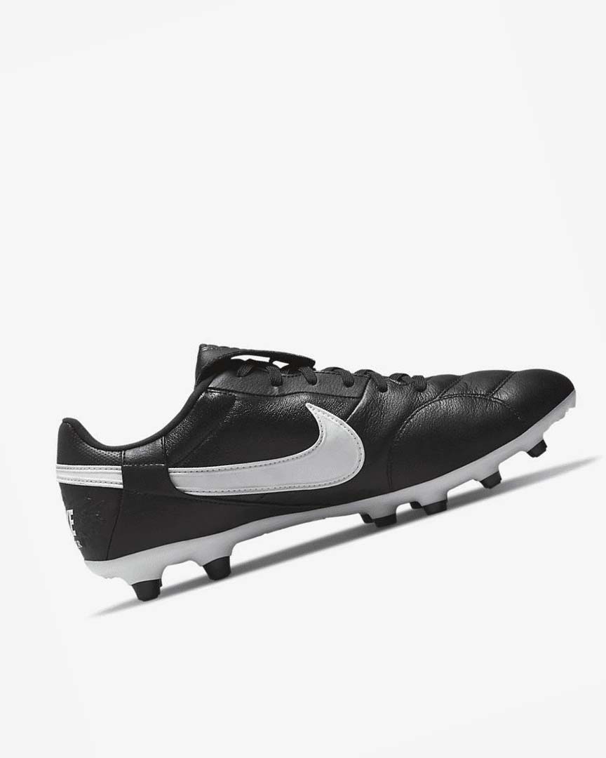 Nike The Premier 3 FG Fotballsko Herre Svarte Hvite | NO4546