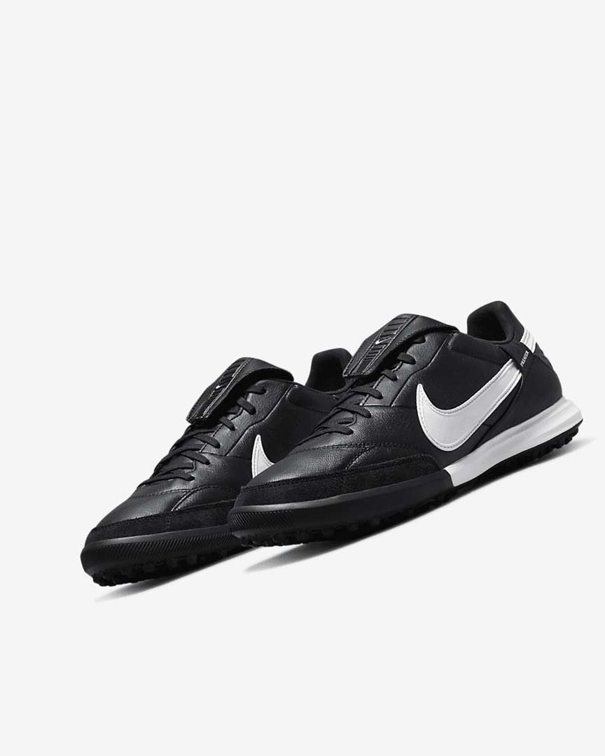 Nike The Premier 3 TF Fotballsko Dame Svarte Hvite | NO2247