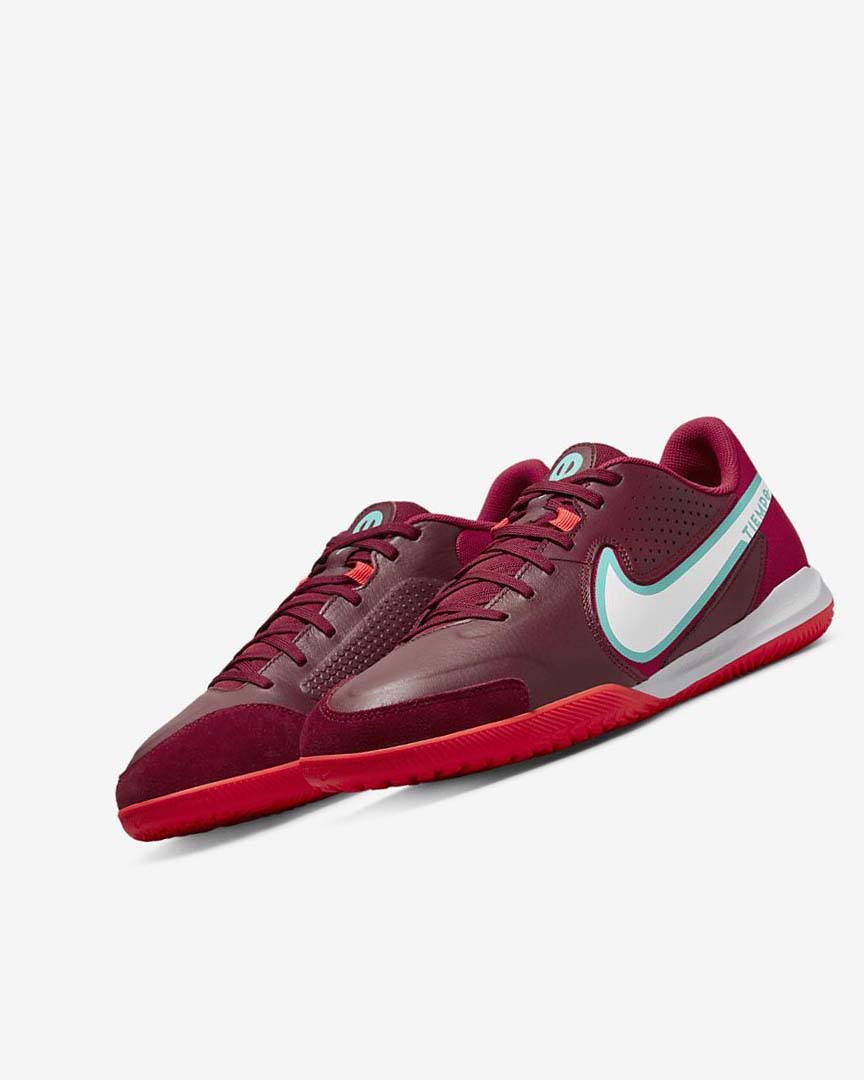 Nike Tiempo Legend 9 Academy IC Fotballsko Dame Rød Lyse Rød Hvite | NO3172