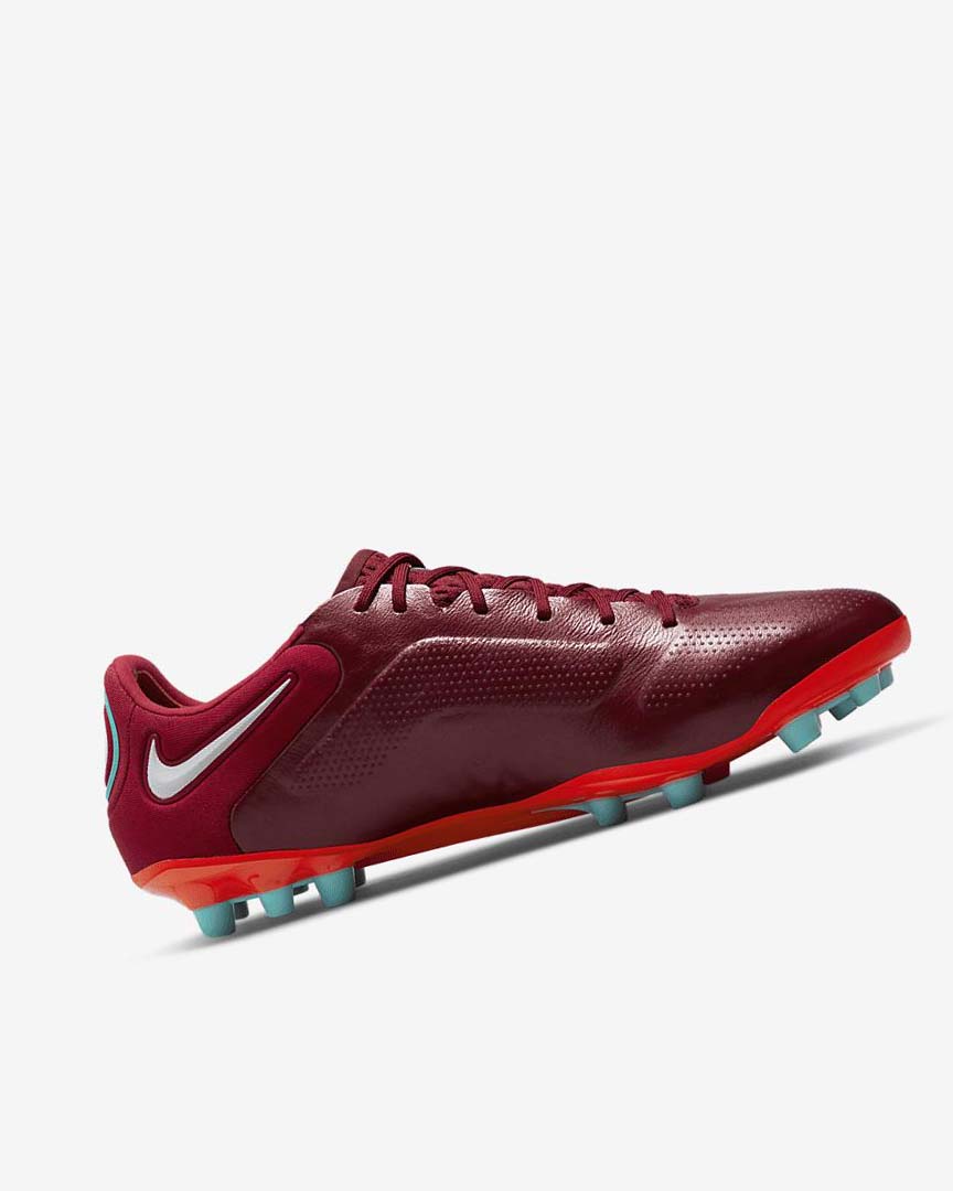 Nike Tiempo Legend 9 Elite AG-Pro Fotballsko Dame Rød Lyse Rød Hvite | NO1205