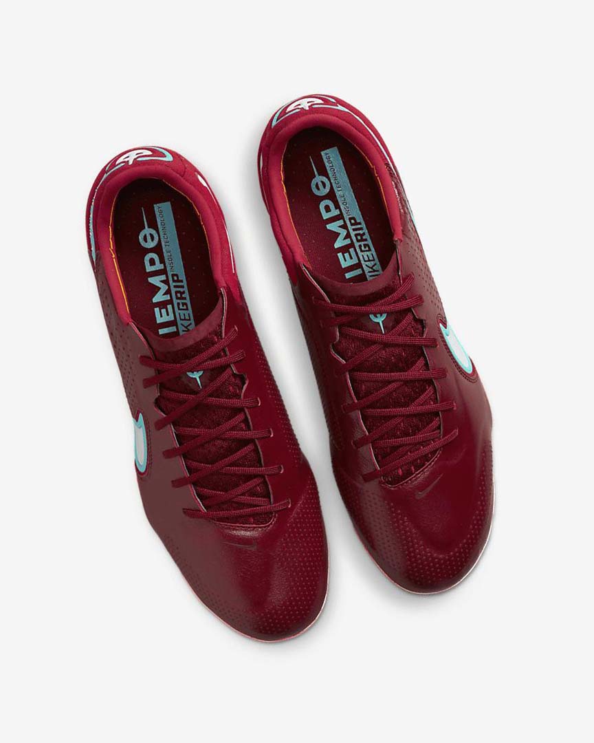 Nike Tiempo Legend 9 Elite AG-Pro Fotballsko Dame Rød Lyse Rød Hvite | NO1205