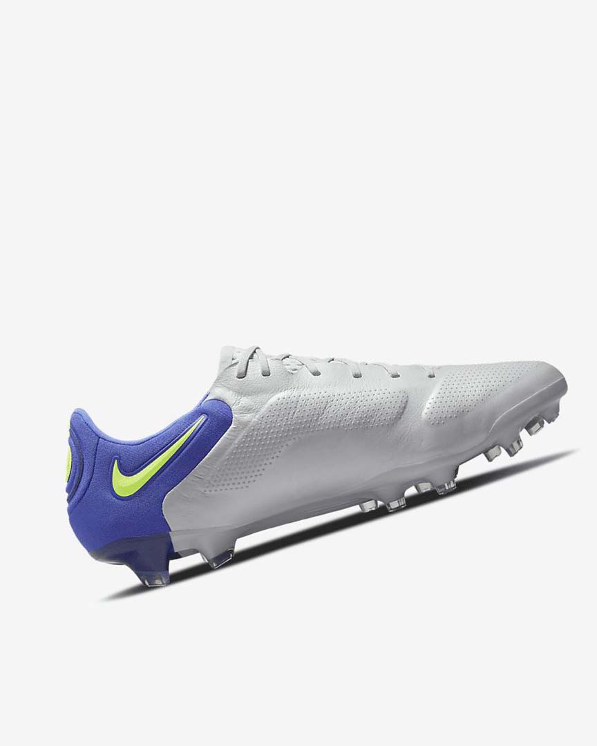 Nike Tiempo Legend 9 Elite FG Fotballsko Dame Grå Blå | NO2463