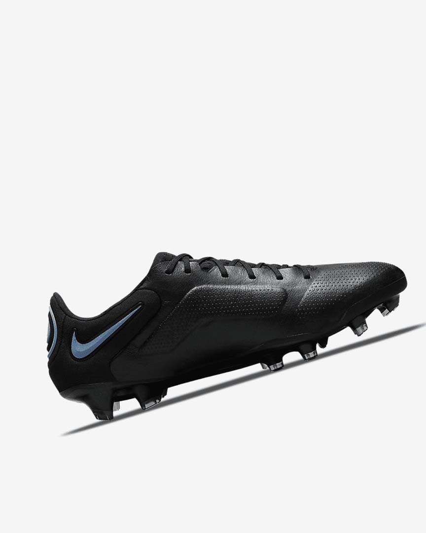 Nike Tiempo Legend 9 Elite FG Fotballsko Dame Svarte Grå Svarte | NO3232