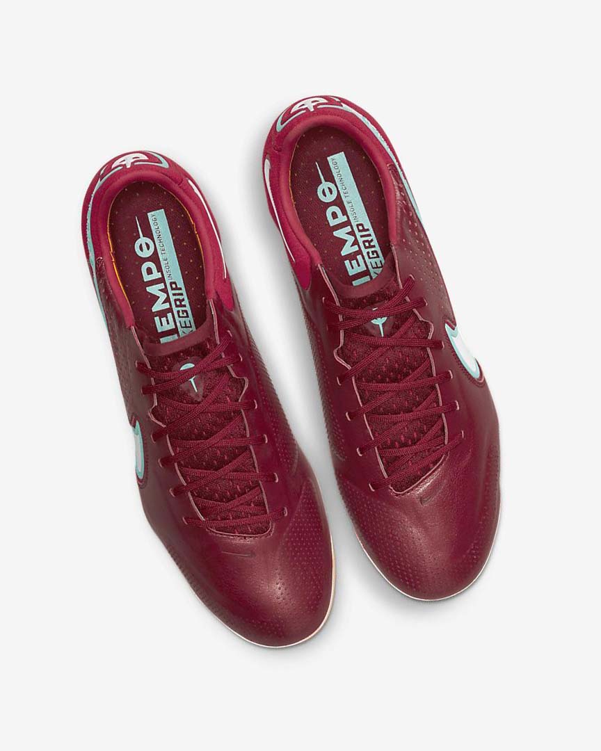 Nike Tiempo Legend 9 Elite FG Fotballsko Dame Rød Lyse Rød Hvite | NO5383