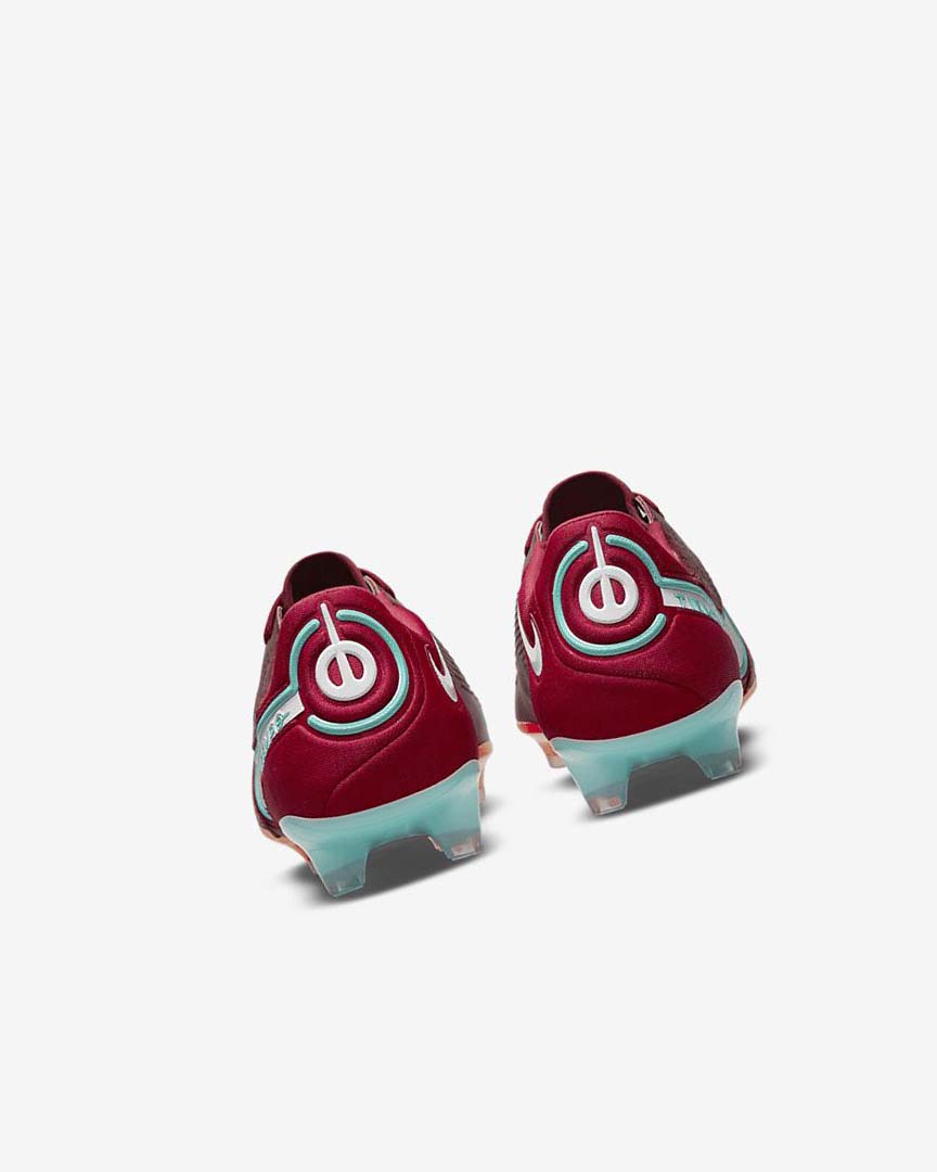 Nike Tiempo Legend 9 Elite FG Fotballsko Dame Rød Lyse Rød Hvite | NO5383