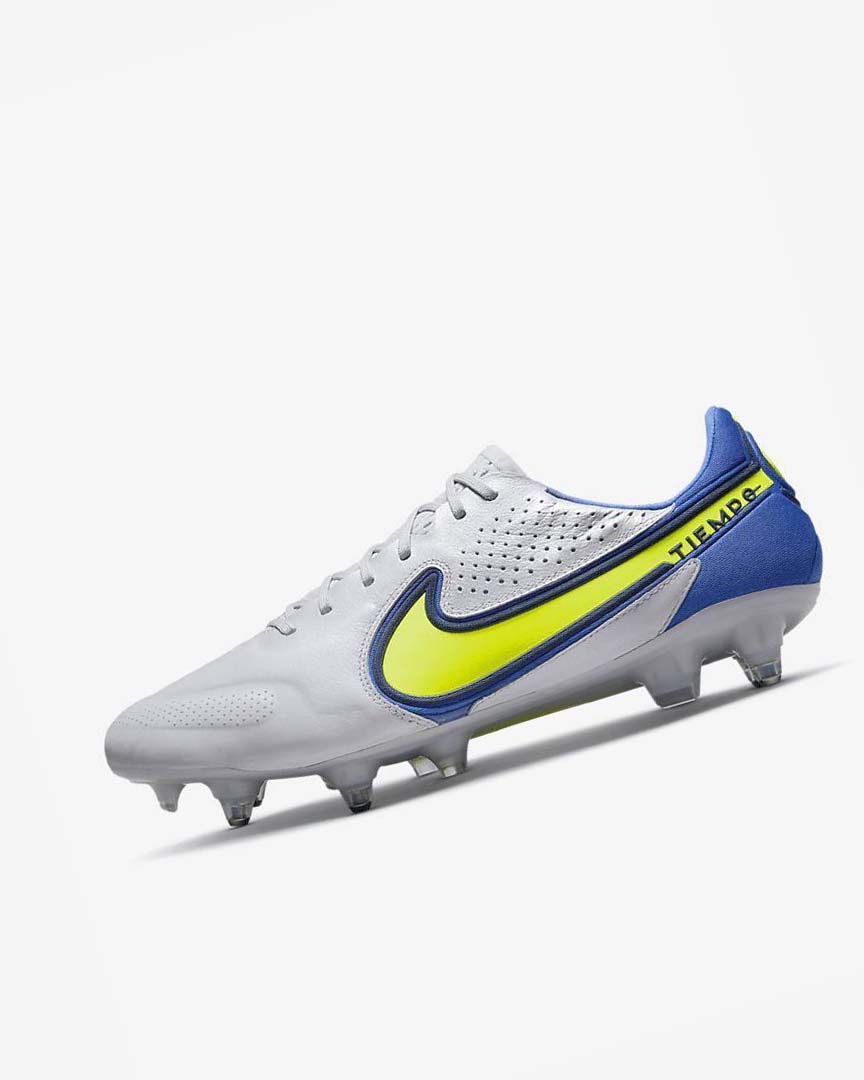 Nike Tiempo Legend 9 Elite SG-Pro AC Fotballsko Herre Grå Blå | NO4850