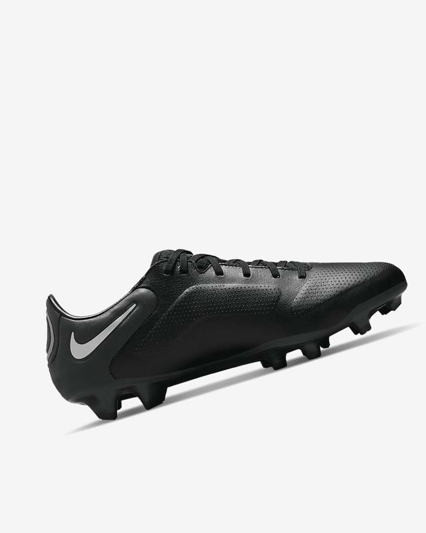 Nike Tiempo Legend 9 Pro FG Fotballsko Dame Svarte Mørke Grå Metal Gull Metal Mørke Grå | NO5236