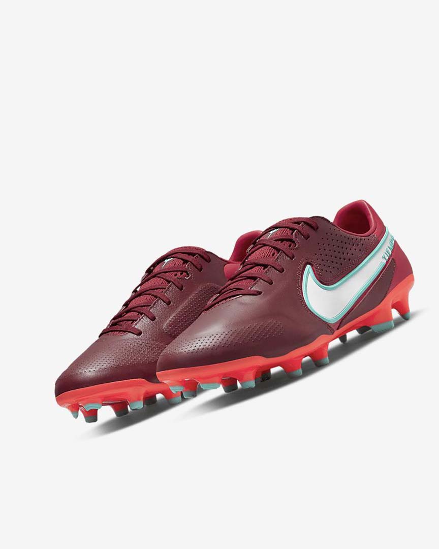 Nike Tiempo Legend 9 Pro FG Fotballsko Dame Rød Hvite | NO5387