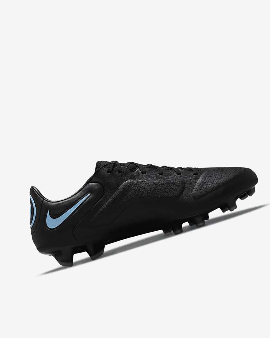 Nike Tiempo Legend 9 Pro FG Fotballsko Dame Svarte Grå Svarte | NO5453