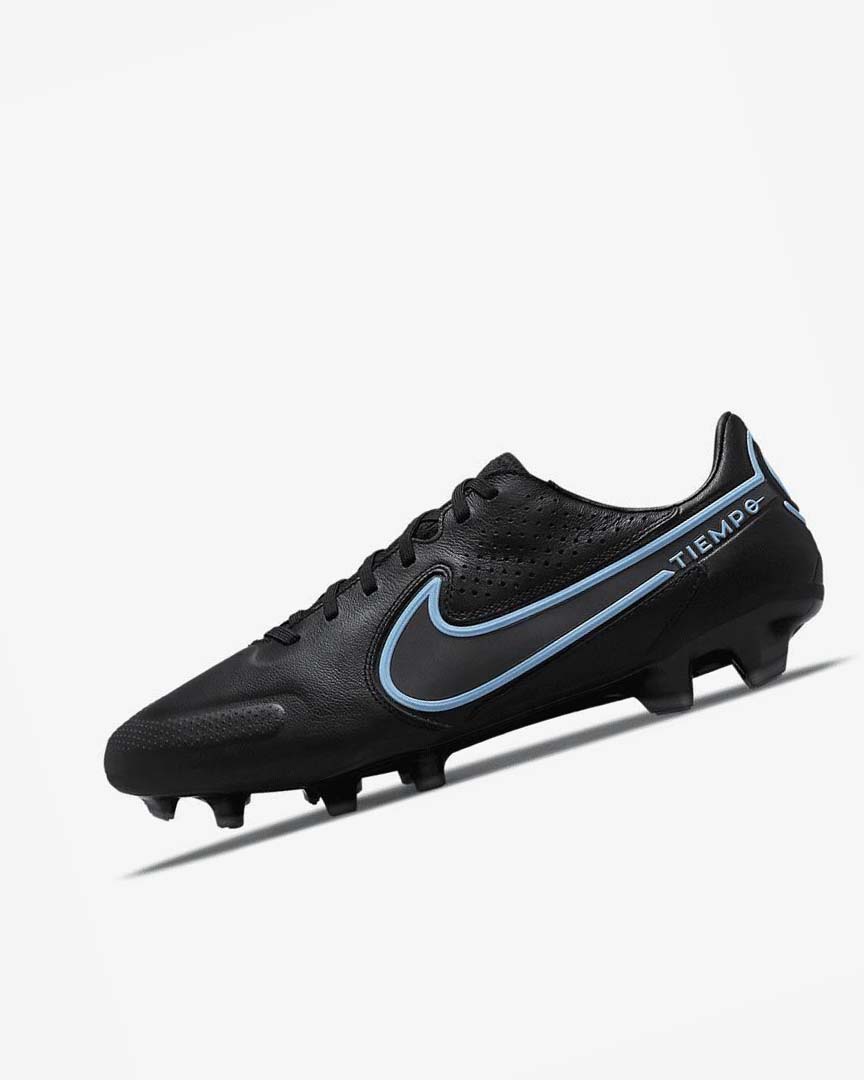 Nike Tiempo Legend 9 Pro FG Fotballsko Herre Svarte Blå | NO3264