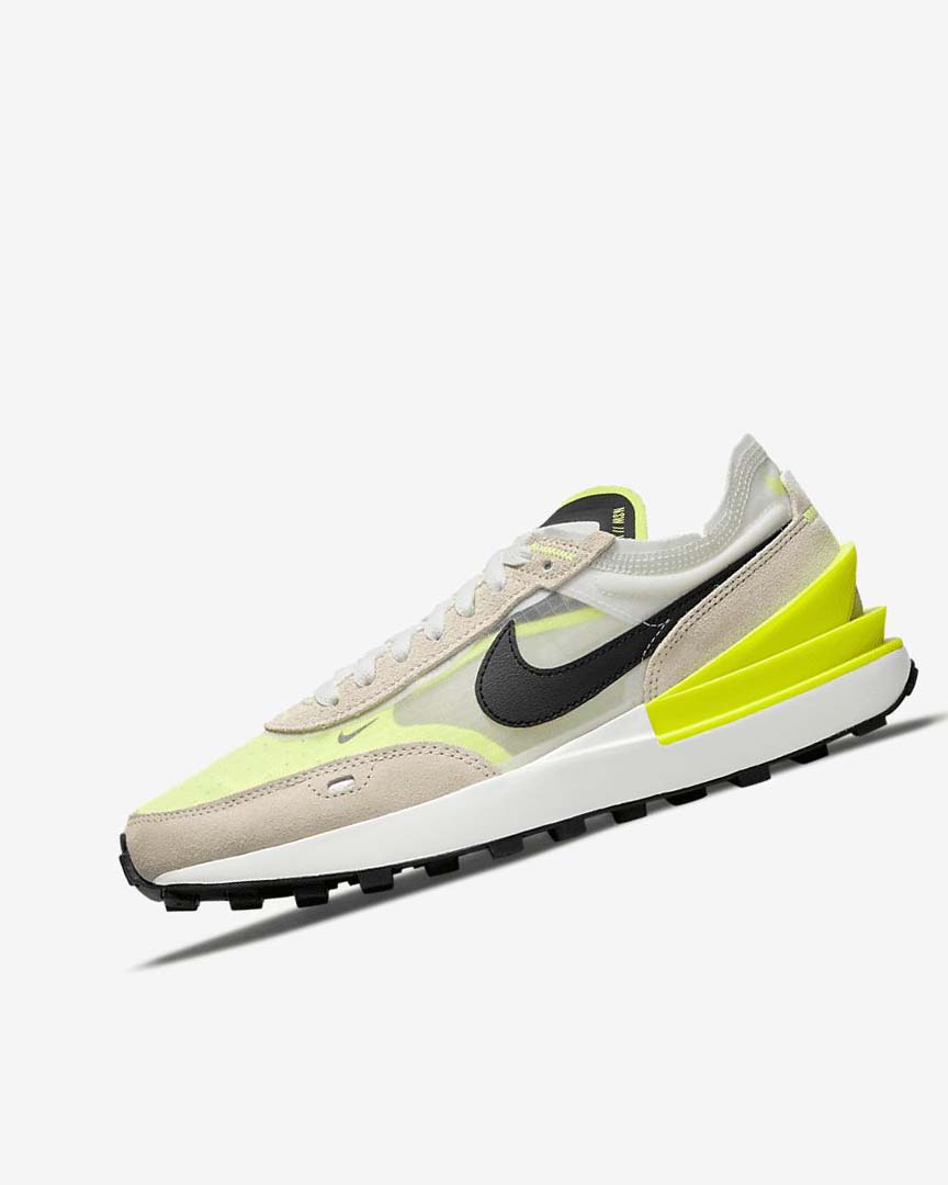 Nike Waffle One Joggesko Dame Hvite Svarte | NO2796