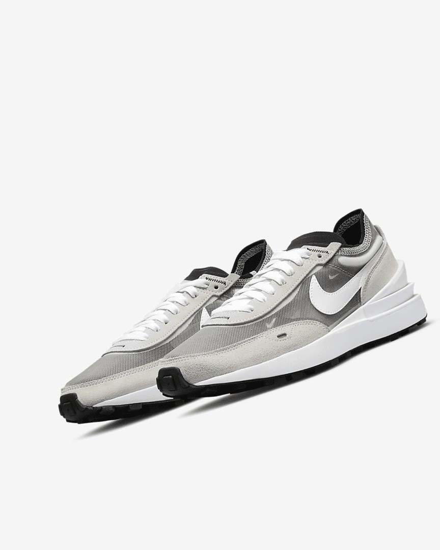 Nike Waffle One Joggesko Dame Hvite Svarte Oransje Hvite | NO3133