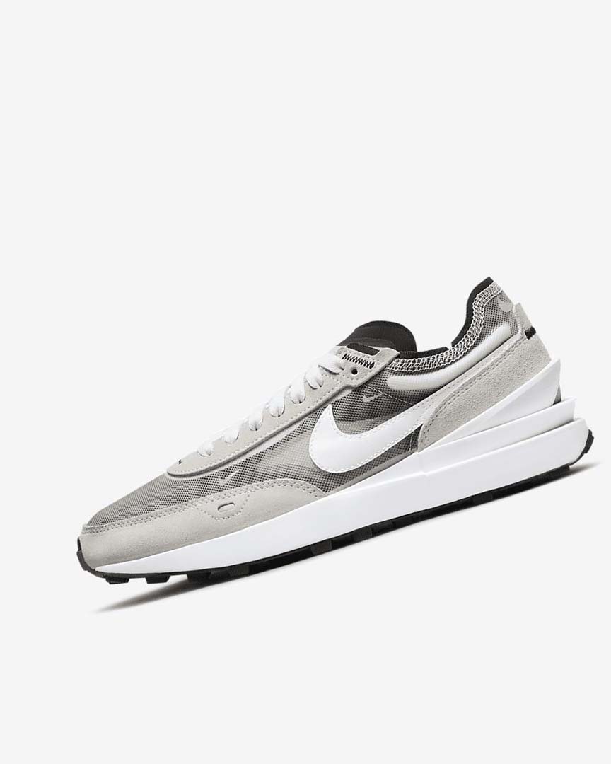 Nike Waffle One Joggesko Dame Hvite Svarte Oransje Hvite | NO3133