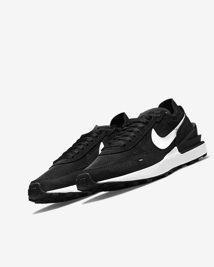 Nike Waffle One Joggesko Dame Svarte Oransje Hvite | NO2867