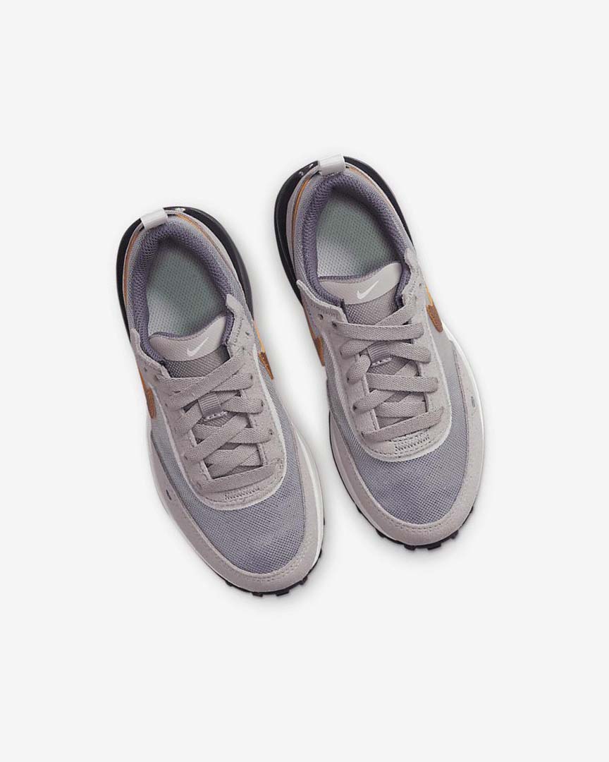 Nike Waffle One Joggesko Gutt Hvite Grå Metal Rød Brune | NO1202