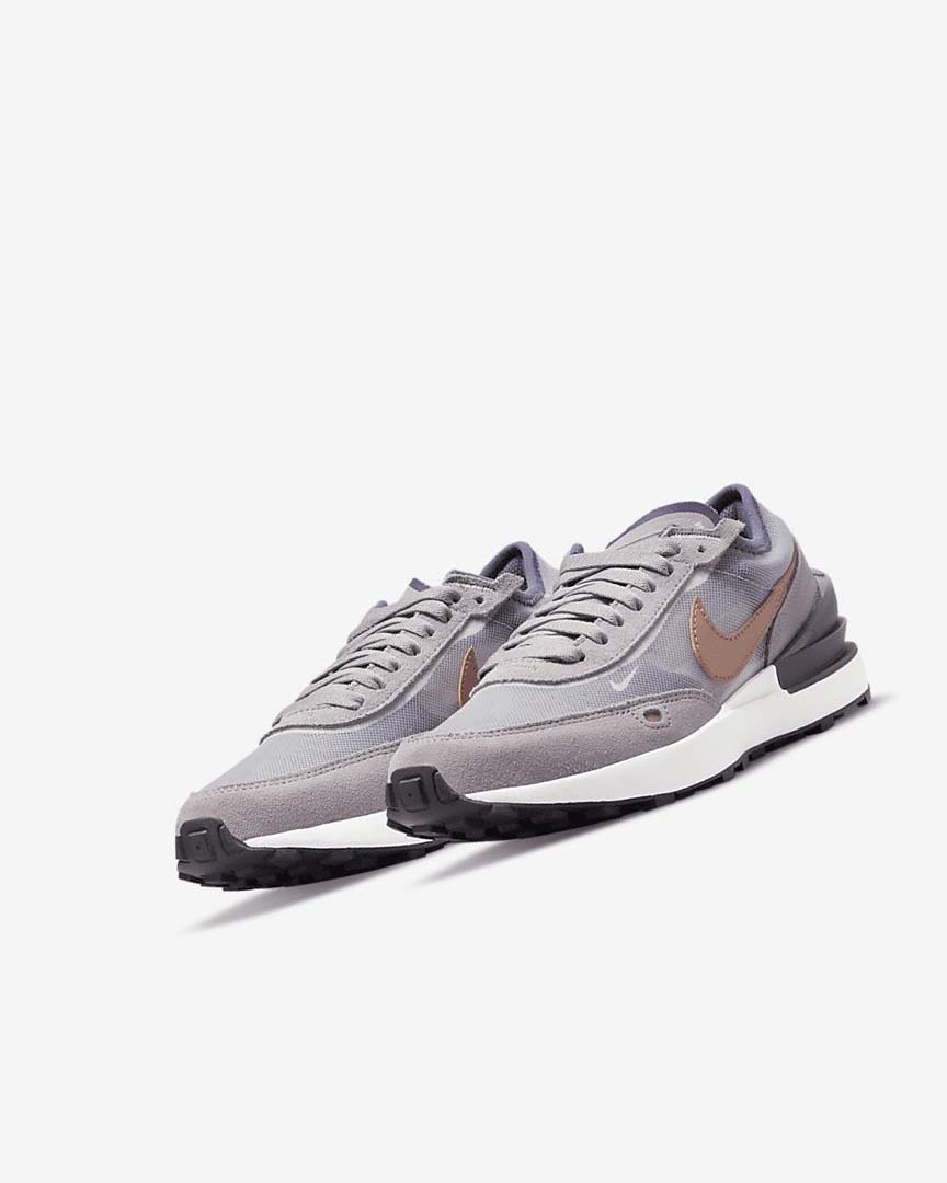 Nike Waffle One Joggesko Gutt Hvite Grå Metal Rød Brune | NO5249