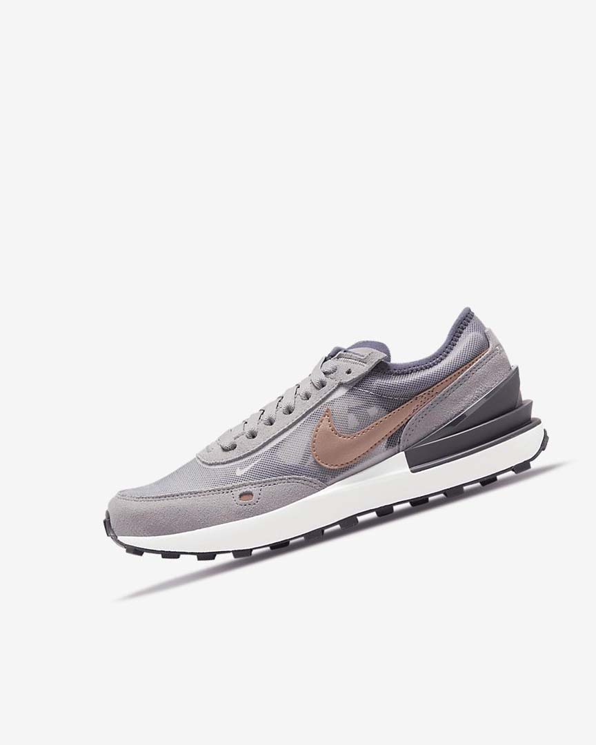 Nike Waffle One Joggesko Gutt Hvite Grå Metal Rød Brune | NO5249