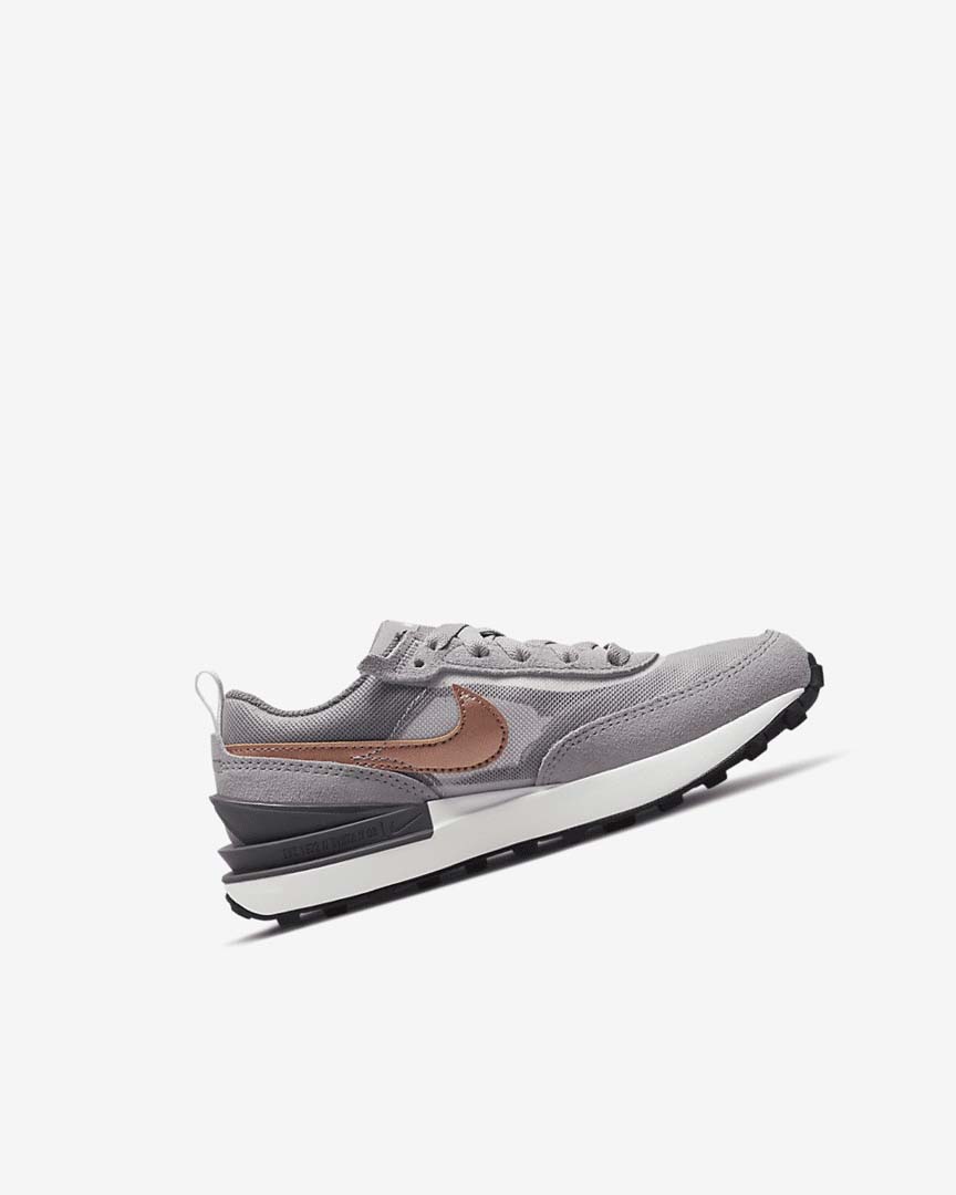 Nike Waffle One Joggesko Jente Hvite Grå Metal Rød Brune | NO4558