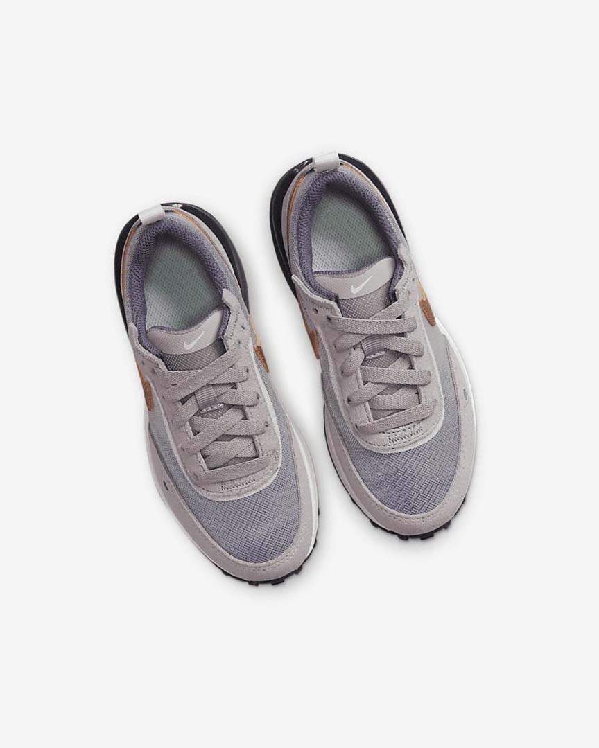 Nike Waffle One Joggesko Jente Hvite Grå Metal Rød Brune | NO4558