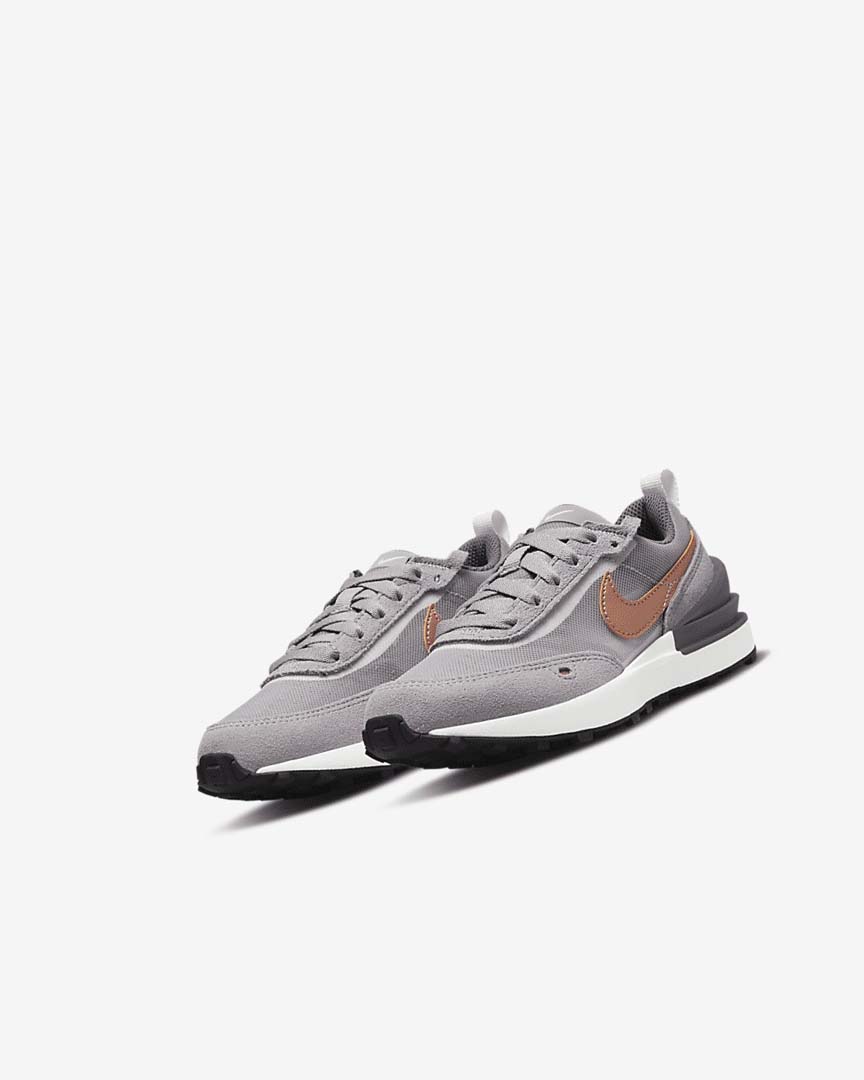 Nike Waffle One Joggesko Jente Hvite Grå Metal Rød Brune | NO4558