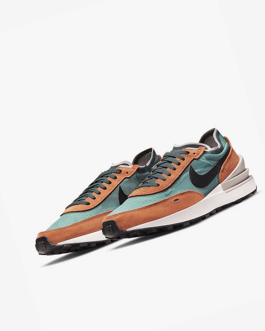 Nike Waffle One SE Joggesko Herre Grønn Oransje Svarte | NO1177