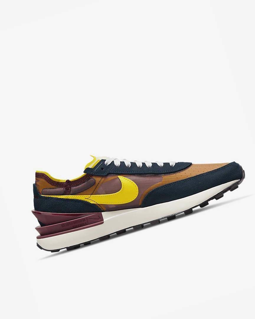 Nike Waffle One SE Joggesko Herre Marineblå Hvite Gul | NO5217