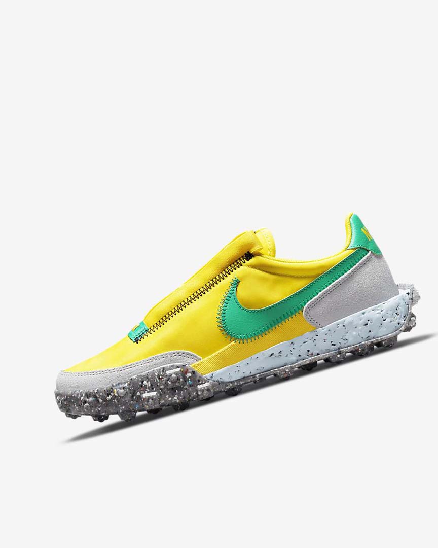 Nike Waffle Racer Crater Fritidssko Dame Gul Blå Grønn | NO5127