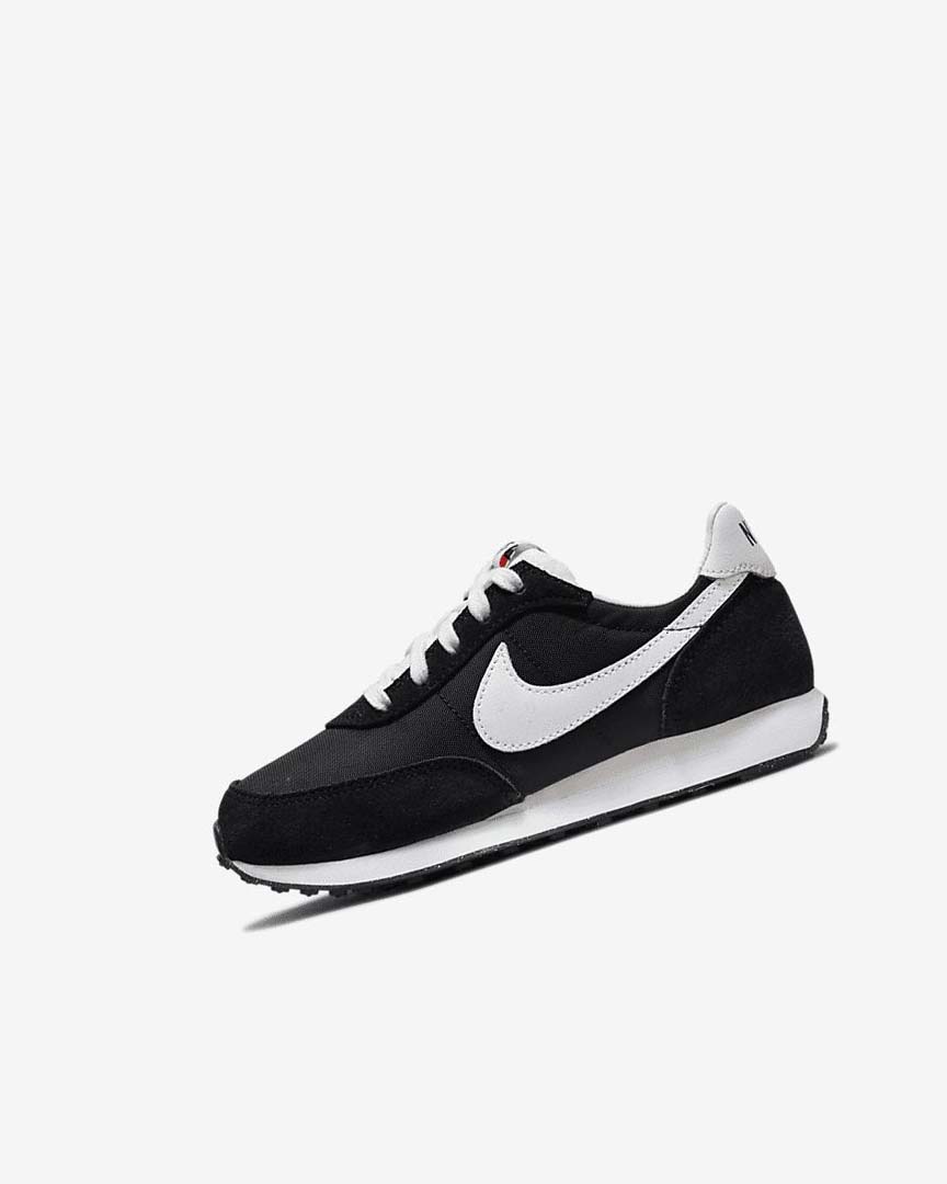 Nike Waffle Trainer 2 Fritidssko Gutt Svarte Oransje Hvite | NO5485