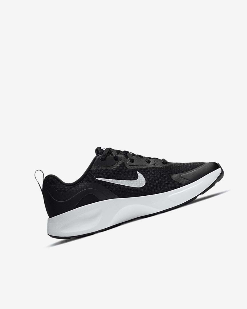 Nike Wearallday Joggesko Jente Svarte Hvite | NO5490