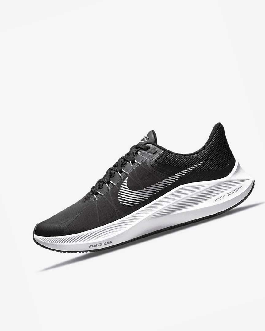 Nike Winflo 8 Løpesko Vei Herre Svarte Hvite | NO2868