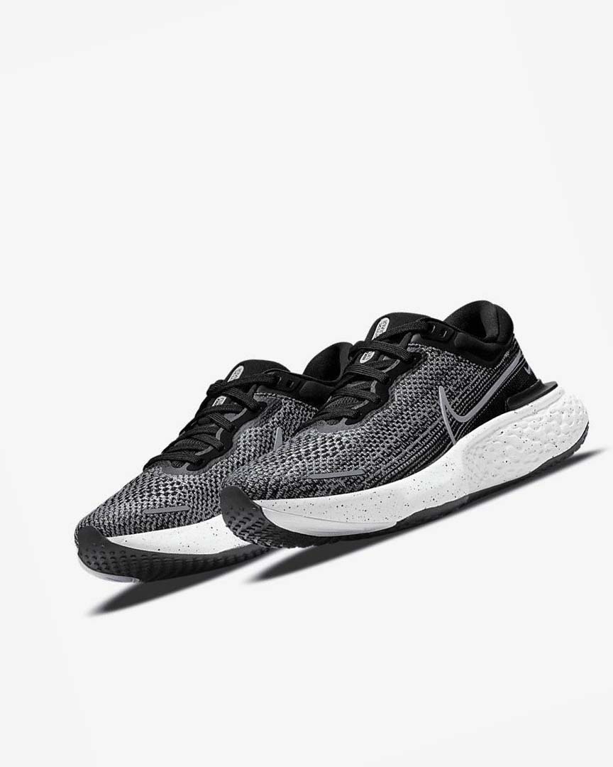 Nike ZoomX Invincible Run Flyknit Løpesko Vei Herre Svarte Hvite | NO2745