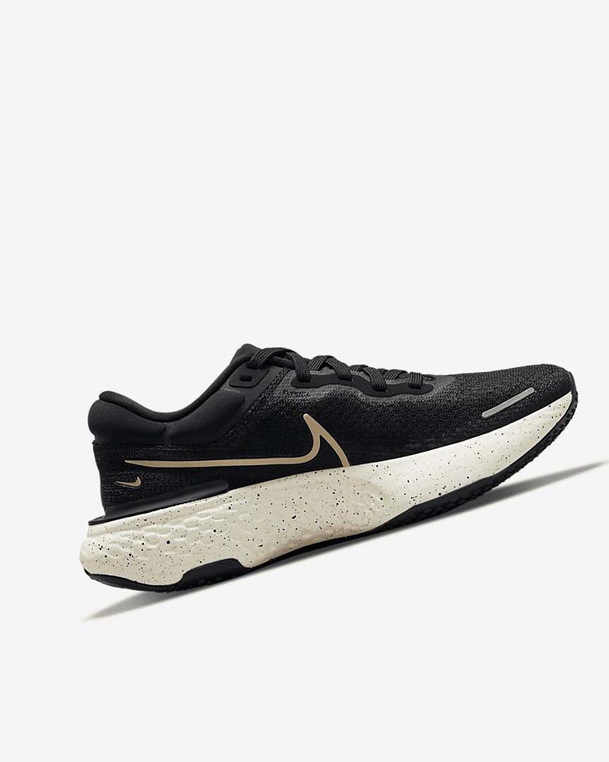 Nike ZoomX Invincible Run Flyknit Løpesko Vei Dame Svarte Metal Gull | NO4797