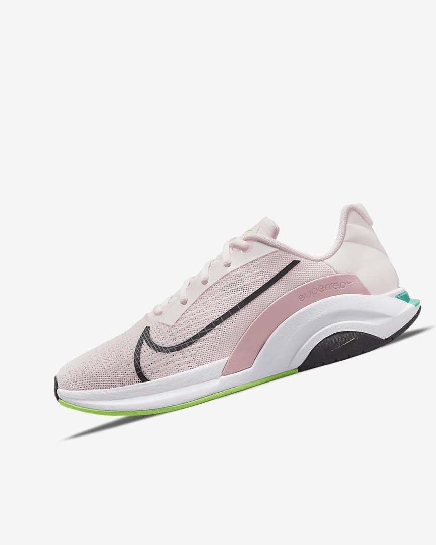 Nike ZoomX SuperRep Surge Løpesko Vei Dame Lyse Rosa Rosa Grønn Svarte | NO2654