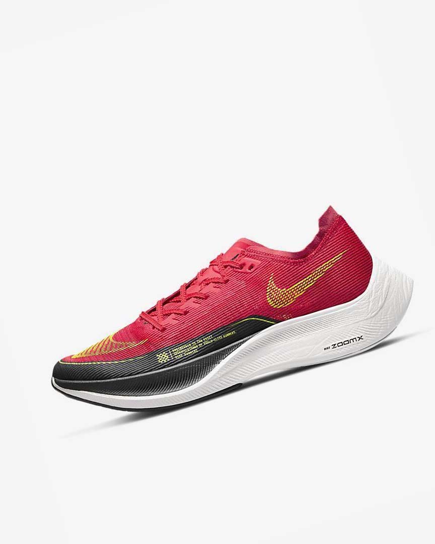 Nike ZoomX Vaporfly Next% 2 Løpesko Vei Herre Rød Mørke Grå Hvite | NO1211