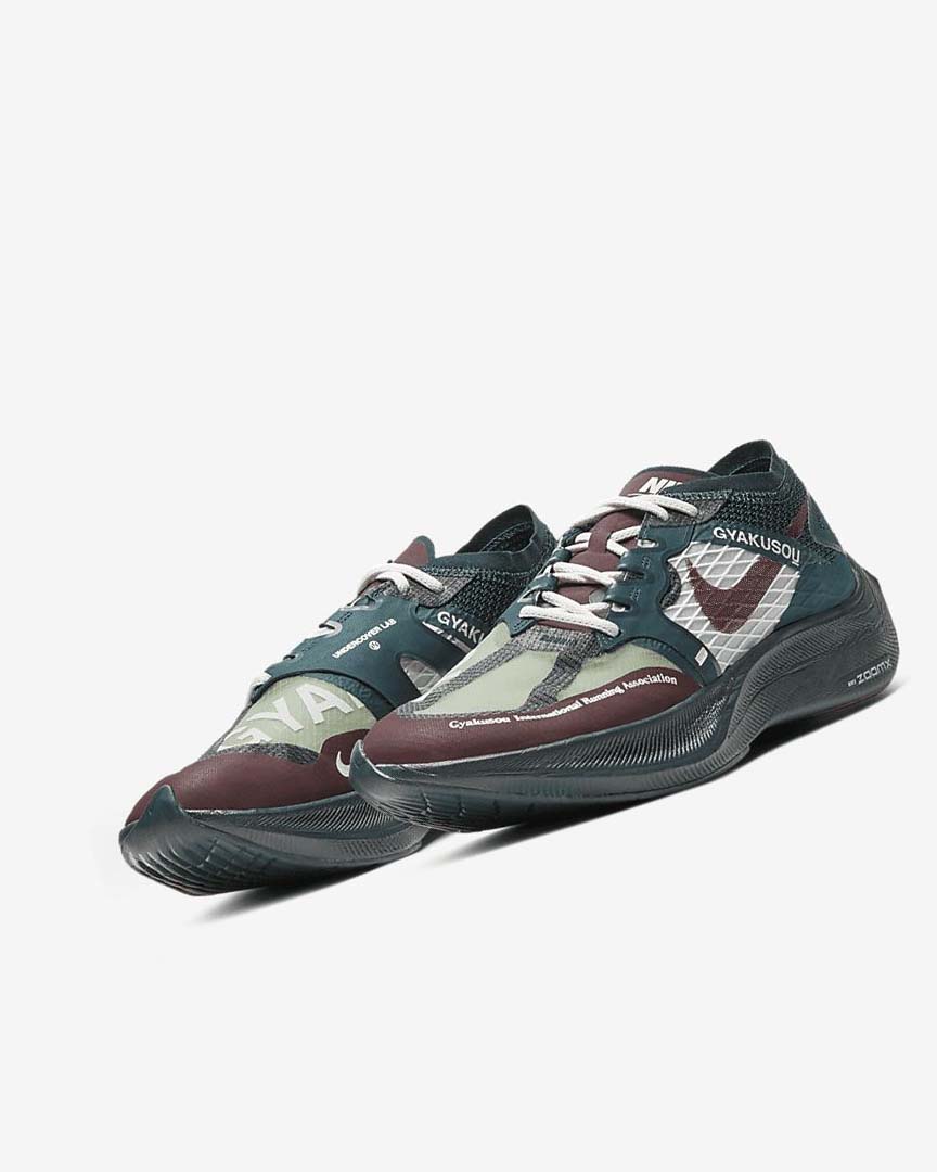 Nike ZoomX Vaporfly Next% x Gyakusou Løpesko Dame Dyp Burgunder | NO2890