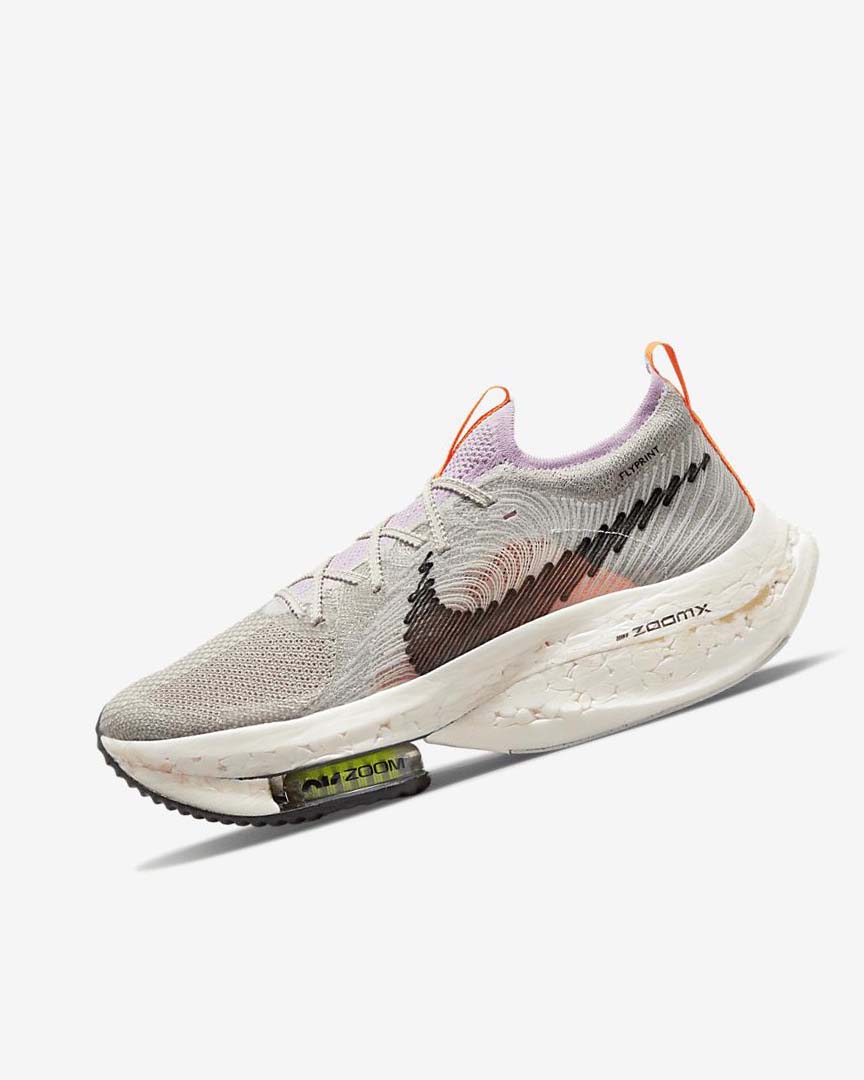 Nike Zoom Alphafly Next Nature Løpesko Vei Dame Blå Grå Lyse Rosa Lyse Pisket Krem Svarte | NO3136