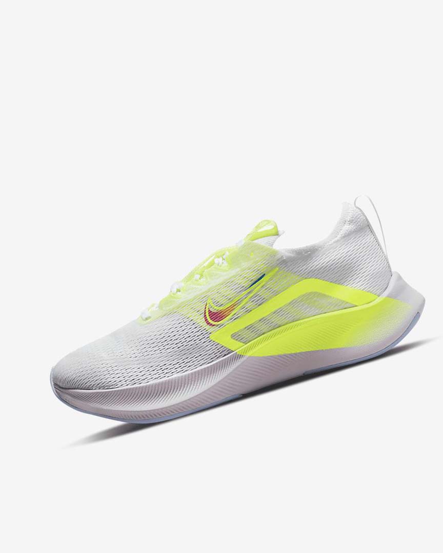 Nike Zoom Fly 4 Premium Løpesko Vei Dame Hvite Grønn Platina | NO2621